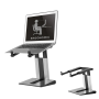 Stand laptop Neomounts NSLS200 pentru display-uri cu diagonale 10"-17", greutate maxima suportata 5kg, tilt culoare argintiu. NE